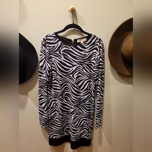 Michael Kors Zebra print dress Small